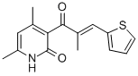 4,6-dimethyl-3-[2-methyl-3-(2-thienyl)acryloyl]-2(1H)-pyridinone CAS#: 304475-03-4