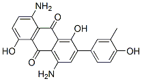 4,8-diamino-1,5-dihydroxy-2-(4-hydroxy-3-methylphenyl)anthraquinone CAS#: 4702-65-2