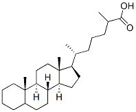 5β-Cholestanoic acid CAS#: 481-22-1