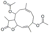 4,9-Diacetoxy-3a,4,5,8,9,11a-hexahydro-3,6,10-trimethylcyclodeca[b]furan-2(3H)-one CAS#: 39262-27-6