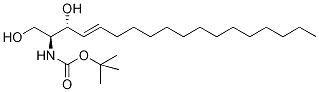(4E,2S,3R)-1,3-Dihydroxy-2-((tert-b CAS#: 116467-63-1