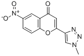 4H-1-Benzopyran-4-one, 2-(1-methyl-1H-1,2,3-triazol-4-yl)-6-nitro- CAS#: 131924-53-3
