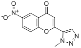 4H-1-Benzopyran-4-one, 2-(1-methyl-1H-1,2,3-triazol-5-yl)-6-nitro- CAS#: 131924-52-2