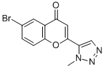 4H-1-Benzopyran-4-one, 6-bromo-2-(1-methyl-1H-1,2,3-triazol-5-yl)- CAS#: 131924-44-2