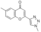 4H-1-Benzopyran-4-one, 6-methyl-2-(1-methyl-1H-1,2,3-triazol-4-yl)- CAS#: 131924-47-5
