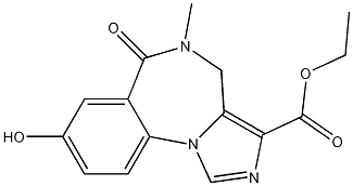 4H-Imidazo[1,5-a][1,4]benzodiazepine-3-carboxylicacid, 5,6-dihydro-8-hydroxy-5-methyl-6-oxo-, ethyl ester CAS#: 131666-45-0