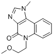 4H-Imidazo(4,5-c)quinolin-4-one, 1,5-dihydro-5-(2-methoxyethyl)-1-meth yl- CAS#: 133306-24-8