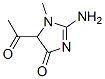 4H-Imidazol-4-one, 5-acetyl-2-amino-1,5-dihydro-1-methyl- (9CI) CAS#: 136700-71-5