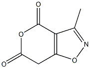 4H-Pyrano[3,4-d]isoxazole-4,6(7H)-dione,3-methyl-(9CI) CAS#: 124815-04-9