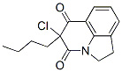 4H-Pyrrolo[3,2,1-ij]quinoline-4,6(5H)-dione,  5-butyl-5-chloro-1,2-dihydro- CAS#: 144603-38-3
