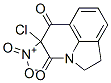 4H-Pyrrolo[3,2,1-ij]quinoline-4,6(5H)-dione,  5-chloro-1,2-dihydro-5-nitro- CAS#: 128099-82-1