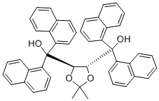 (4R,5R)-(-)-2,2-DIMETHYL-ALPHA,ALPHA,ALPHA',ALPHA'-TETRA(1-NAPHTHYL)-1,3-DIOXOLANE-4,5-DIMETHANOL CAS#: 137536-94-8