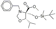 (4R,5S)-3-N-Benzyl-4-(t-butyldimethylsilyloxymethyl)-5-isopropyloxazoladine-4-carboxylic Acid, Methyl Ester CAS#: 145451-93-0