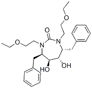 (4R,5S,6S,7R)-4,7-dibenzyl-1,3-bis(2-ethoxyethyl)-5,6-dihydroxy-1,3-di azepan-2-one CAS#: 153182-63-9