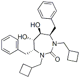 (4R,5S,6S,7R)-4,7-dibenzyl-1,3-bis(cyclobutylmethyl)-5,6-dihydroxy-1,3 -diazepan-2-one CAS#: 153183-24-5