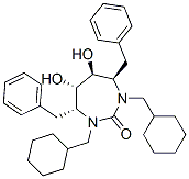 (4R,5S,6S,7R)-4,7-dibenzyl-1,3-bis(cyclohexylmethyl)-5,6-dihydroxy-1,3 -diazepan-2-one CAS#: 153182-61-7