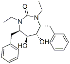 (4R,5S,6S,7R)-4,7-dibenzyl-1,3-diethyl-5,6-dihydroxy-1,3-diazepan-2-on e CAS#: 153181-43-2