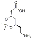 (4R,6R)-6-(2-AMinoethyl)-2,2-diMethyl-1,3-dioxane-4-acetic Acid CAS#: 125995-17-7