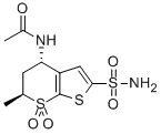 (4S)-4-Acetamide-5,6-Dihydro-6-Methyl-2-Sulfonamide-Thio[2,3-B]Thiopyran7,7Dioxide CAS#: 147200-03-1