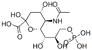 (4S,5R,6R)-5-acetamido-6-[(1S,2R)-1,2-dihydroxy-3-phosphonooxy-propyl]-2,4-dihydroxy-oxane-2-carboxylic acid CAS#: 37992-17-9