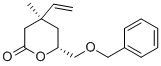 (4S,6R)-6-BENZYLOXYMETHYL-4-METHYL-4-VINYL-TETRAHYDRO-PYRAN-2-ONE CAS#: 130129-22-5