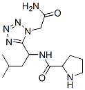5-(1-(2-pyrrolidinylcarbonyl)amino-3-methylbutyl)-2-tetrazolylacetamide CAS#: 121695-04-3