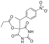 [5-[1-(4-nitrophenyl)ethyl]-2,4,6-trioxo-1,3-diazinan-5-yl] propanoate CAS#: 37431-54-2