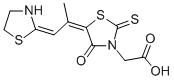 5-[1-methyl-2-(thiazolidin-2-yliden)ethyliden]-4-oxo-2-thioxothiazolidin-3-acetic acid CAS#: 32046-64-3