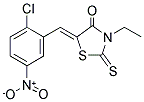 5-((2-CHLORO-5-NITROPHENYL)METHYLENE)-3-ETHYL-2-THIOXO-1,3-THIAZOLIDIN-4-ONE CAS#: 299904-13-5