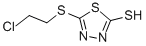 5-[(2-CHLOROETHYL)THIO]-1,3,4-THIADIAZOLE-2-THIOL CAS#: 142826-71-9