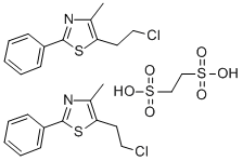 5-(2-Chloroethyl)-4-methyl-2-phenylthiazole ethanedisulfonate (2:1) CAS#: 31805-53-5