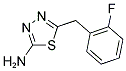 5-(2-FLUORO-BENZYL)-[1,3,4]THIADIAZOL-2-YLAMINE CAS#: 39181-53-8