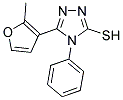 5-(2-METHYL-3-FURYL)-4-PHENYL-4H-1,2,4-TRIAZOLE-3-THIOL CAS#: 346464-59-3