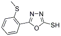 5-[2-(METHYLSULFANYL)PHENYL]-1,3,4-OXADIAZOL-2-YLHYDROSULFIDE CAS#: 338968-03-9