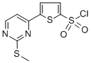5-[2-(METHYLTHIO)PYRIMIDIN-4-YL]THIOPHENE-2-SULFONYL CHLORIDE CAS#: 175202-76-3