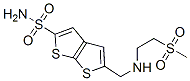 5-[[[2-(Methylsulfonyl)ethyl]amino]methyl]thieno[2,3-b]thiophene-2-sulfonamide CAS#: 133445-74-6