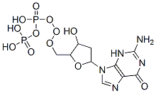 [[5-(2-amino-6-oxo-3H-purin-9-yl)-3-hydroxy-oxolan-2-yl]methoxy-hydroxy-phosphoryl]oxyphosphonic acid CAS#: 3493-09-2
