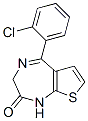 5-(2-chlorophenyl)-1,3-dihydro-2H-thieno(2,3-e)(1,4)diazepin-2-one CAS#: 36811-58-2