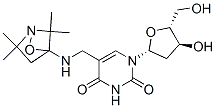 5-(((2,2,5,5-tetramethyl-1-oxy-3-pyrrolidinyl)amino)methyl)-2'-deoxyuridine CAS#: 132723-74-1