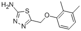 5-[(2,3-dimethylphenoxy)methyl]-1,3,4-thiadiazol-2-amine CAS#: 123217-00-5