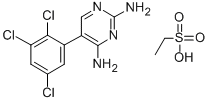5-(2,3,5-trichlorophenyl)pyrimidine-2,4-diamine ethane sulfonate CAS#: 144425-86-5