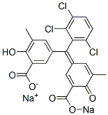 5-[(2,3,6-Trichlorophenyl)[3-methyl-4-oxo-5-(sodiooxycarbonyl)-2,5-cyclohexadien-1-ylidene]methyl]-2-hydroxy-3-methylbenzoic acid sodium salt CAS#: 3267-40-1