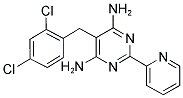 5-(2,4-DICHLOROBENZYL)-2-(2-PYRIDINYL)-4,6-PYRIMIDINEDIAMINE CAS#: 338965-09-6