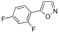5-(2,4-DIFLUOROPHENYL)ISOXAZOLE CAS#: 138716-46-8