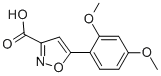 5-(2,4-DIMETHOXYPHENYL)-3-ISOXAZOLECARBOXYLIC ACID CAS#: 33282-09-6