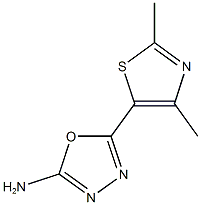 5-(2,4-dimethyl-1,3-thiazol-5-yl)-1,3,4-oxadiazol-2-amine(SALTDATA: FREE) CAS#: 31877-60-8