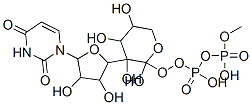[5-(2,4-dioxopyrimidin-1-yl)-3,4-dihydroxy-oxolan-2-yl]methoxy-[hydroxy-(3,4,5-trihydroxyoxan-2-yl)oxy-phosphoryl]oxy-phosphinic acid CAS#: 3616-06-6