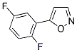 5-(2,5-DIFLUOROPHENYL)ISOXAZOLE CAS#: 138716-47-9