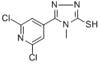 5-(2,6-DICHLORO-4-PYRIDYL)-4-METHYL-4H-1,2,4-TRIAZOLE-3-THIOL CAS#: 266679-15-6