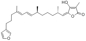 5-[(2S,6S,7E,9E)-13-(3-Furyl)-2,6,10-trimethyl-7,9-tridecadienylidene]-4-hydroxy-3-methylfuran-2(5H)-one CAS#: 37905-12-7